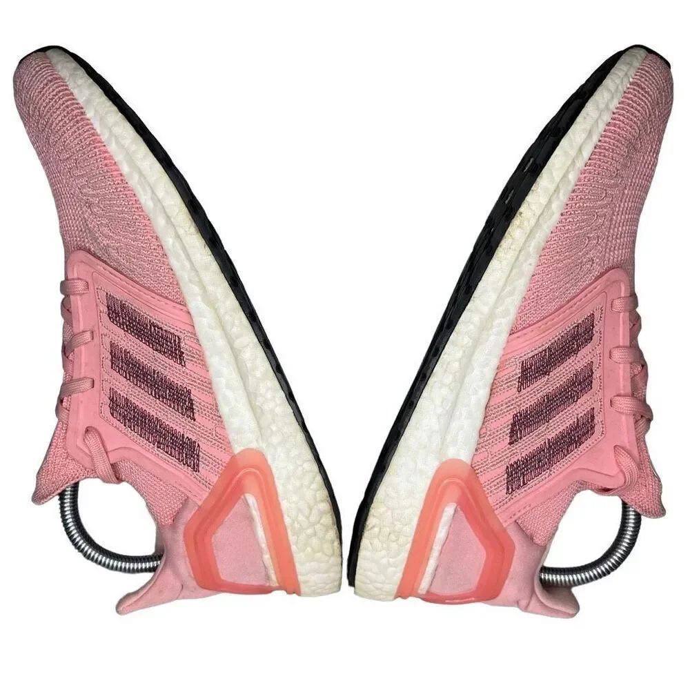 Adidas UltraBoost 20 Womens Shoes Sneakers Size 10 Pink EG0716 Running Athletic